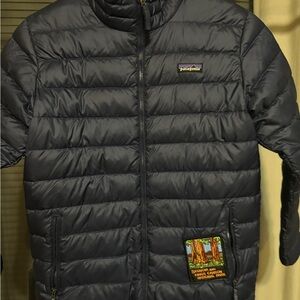 Patagonia Kids Blue Puffer Jacket